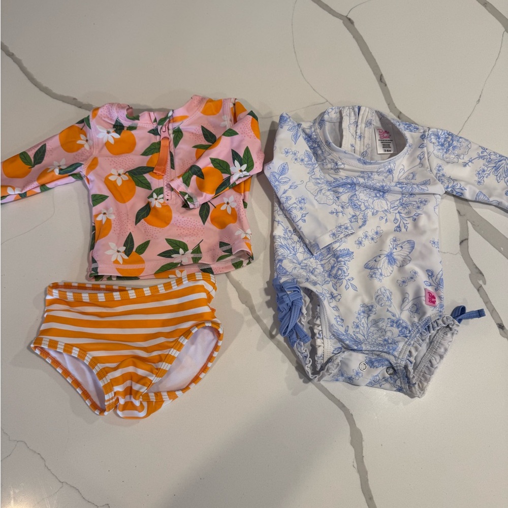 Ruffle Butts Baby Girl Swim Suits